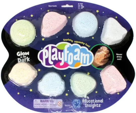 Learning Resources Bau- und Konstruktionsspielzeug mit Sand Playfoam Glow In Dark Foam für Kinder ab 3 Jahren