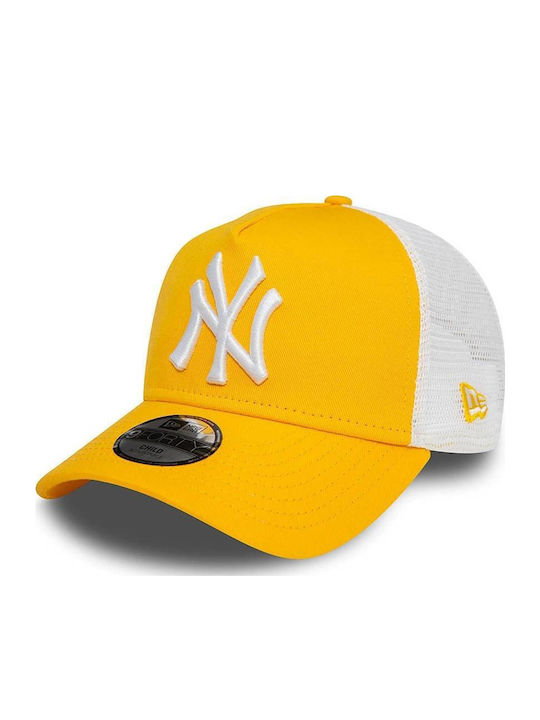 New Era Παιδικό Καπέλο Jockey League Ess Κίτρινο