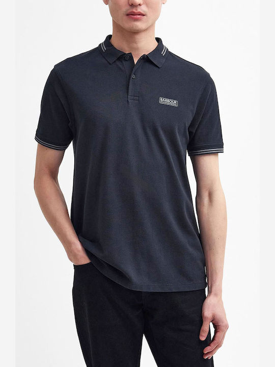 Barbour Ανδρική Μπλούζα Polo Black/yellow