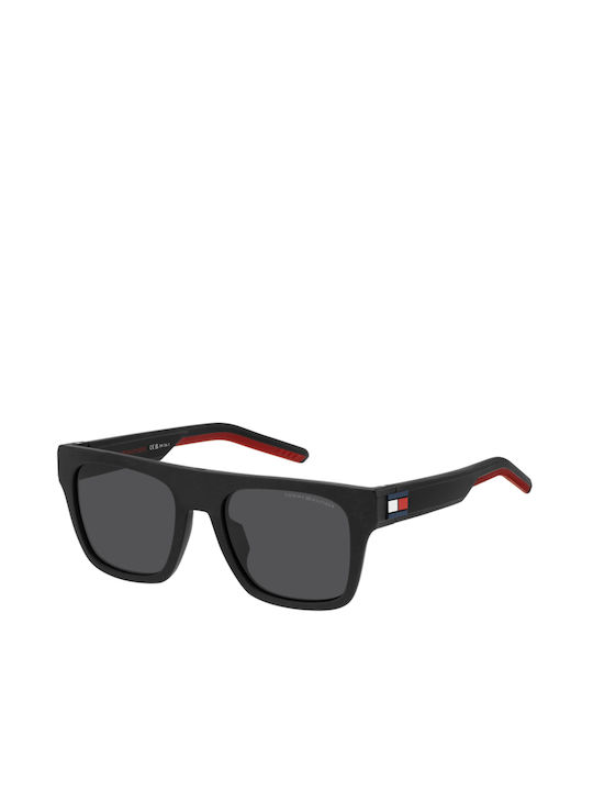 Tommy Hilfiger Men's Sunglasses with Black Horn...