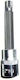 Jonnesway Bit-Stecknuss mit Spline-Bit und Antriebsvierkant 1/2'' Größe M14x100mm 1Stück