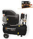 Pansam Single-Phase Air Compressors with Airtank 24lt A077020