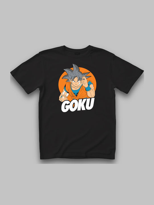Черна премиум качество печатна лого риза Dragon Ball Z Goku