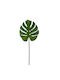 Künstlicher dekorativer Zweig Monstera Blatt Grün 55cm Iliadis