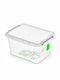 Moxom Plastic Storage Box with Lid Transparent 19.5x15cm 1pcs