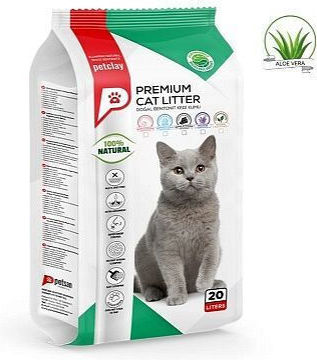 Petclay Pet Clay Άμμος Γάτας Μπετονίτης 20lt