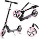 Lionelo Kids Scooter Foldable Luca 2-Wheel Blac...