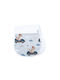 Bunny Bebe Shoulder Burp Cloth Sky Blue Light Blue