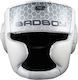 Bad Boy Adult Full Face Boxing Headgear Leather White
