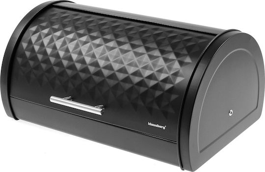 Klausberg Bread Box with Lid Inox Gray
