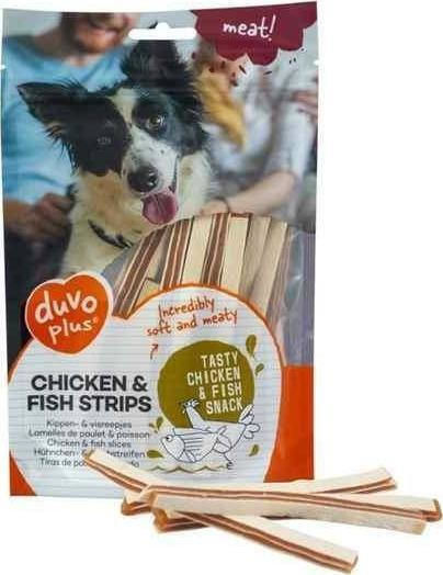 Duvo Plus Dog Treat Diet with Chicken, Fish and Meat 80gr