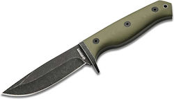 Boker Bushcraft Drop Knife Green