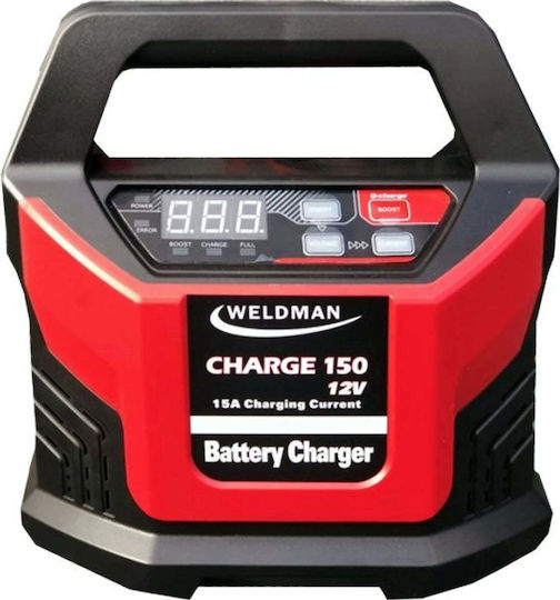Weldman Charge 150 Зарядно Устройство За Батерия За Кола И Мотоциклет 12V