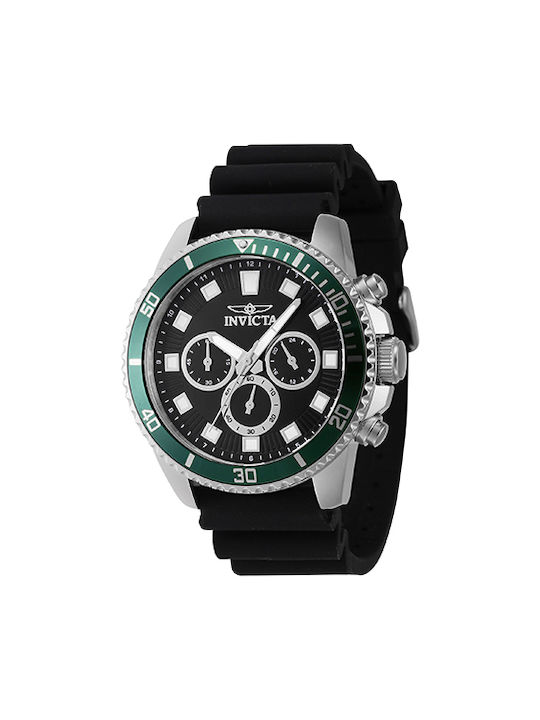 Invicta Watch Battery with Black Rubber Strap