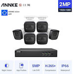 Annke Sistem de Supraveghere Camere Supraveghere video 5MP cu Recorder DVR