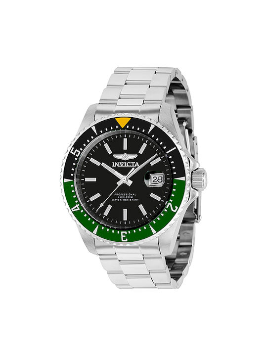 Invicta Pro Diver Watch Automatic with Silver M...