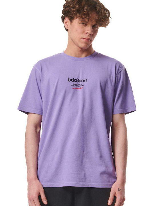 Body Action Herren T-Shirt Kurzarm Purple