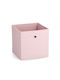 Zeller Kinder Aufbewahrungsbox Faltbar aus Stoff Rosa 28x28x28cm 1Stück
