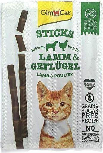 Gimcat Cat Treats Stick with Lamb for Cats 4 pcs 20g