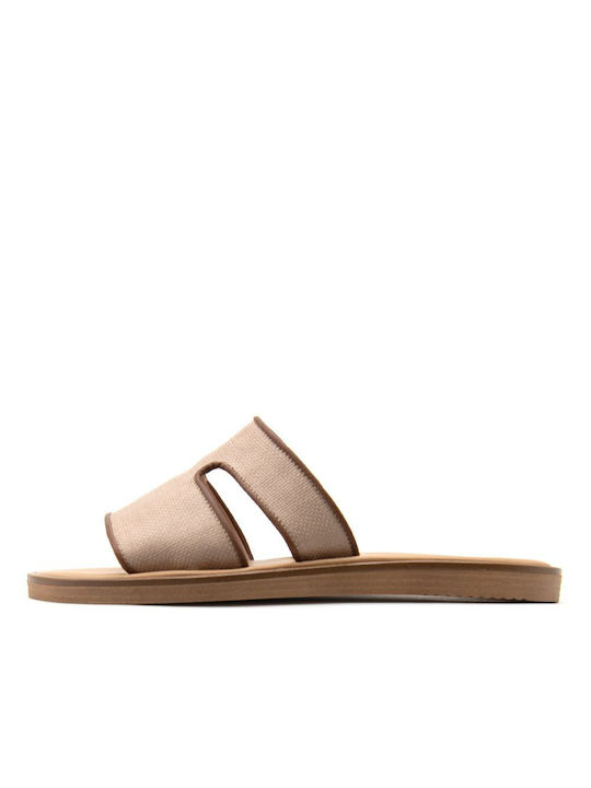 IRIS Leather Women's Sandals Beige