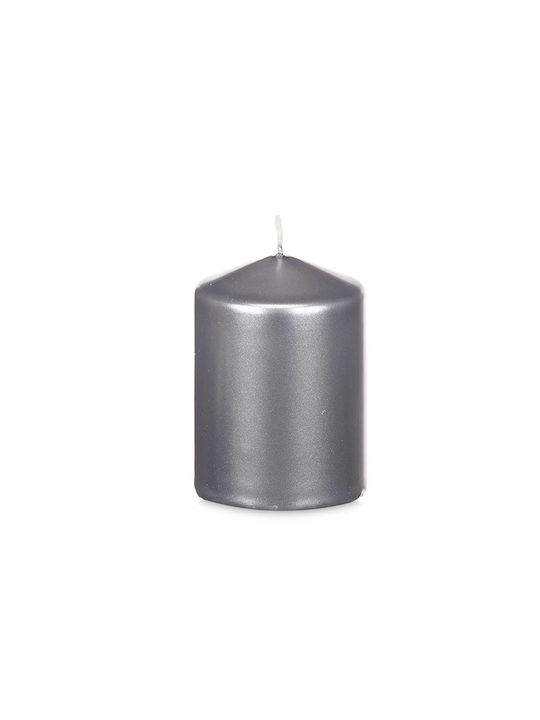 Arte Regal Decorative Candle Silver 1pcs