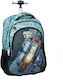 No Fear School Bag Trolley Elementary, Elementary 30lt