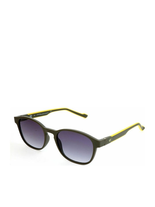 adidas Unisex Sunglasses with Green Plastic Fra...