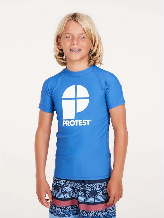 Protest Παιδικό Μαγιό Αντιηλιακή (UV) Μπλούζα Blue