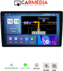 Carmedia Car-Audiosystem 2DIN (Bluetooth/USB/WiFi/GPS) mit Touchscreen 10.36"