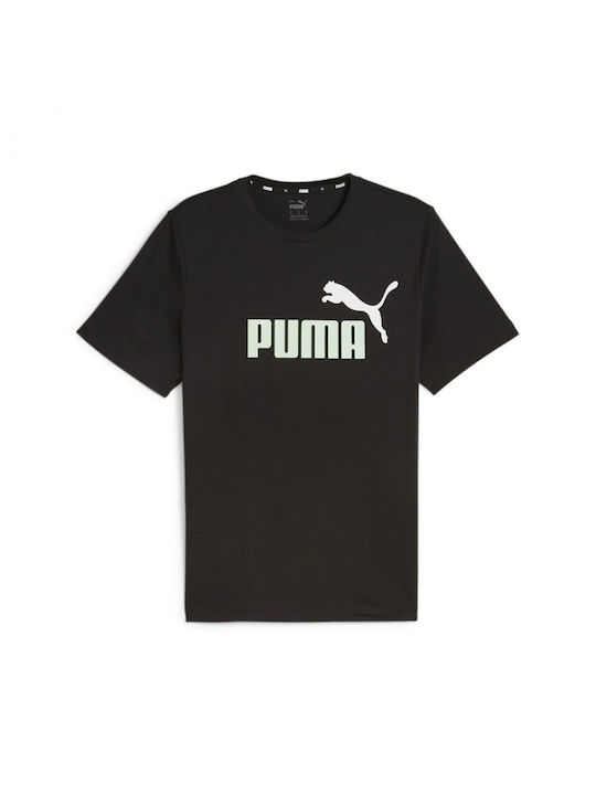 Puma Ανδρικό Αθλητικό T-shirt Κοντομάνικο Black