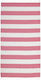 Πετσέτα Θαλάσσης Pestemal Βαμβακερή Ροζ-λευκή 90x170εκ Ble 5-46-807-0083