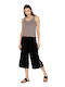 Damen Culotte Black
