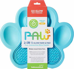 Pet Dream House Pet Dream House Paw 2in1 Blue 30x30x3cm Interactive Slow Feeder Pet Dream House Pet Dream House Paw 2in1 Blue 30x30x3cm Interactive Slow Feeder