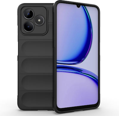 Techsuit Shield Umschlag Rückseite Silikon Schwarz (Realme C53)