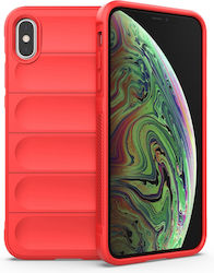 Techsuit Shield Umschlag Rückseite Silikon Rot ...
