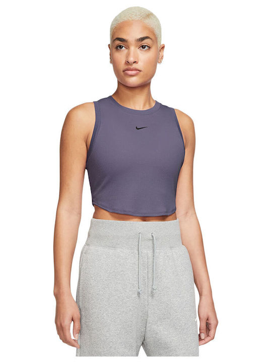 Nike Sportswear Γυναικείο Αθλητικό Crop Top Αμά...