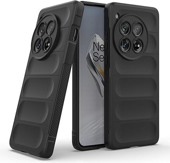 Techsuit Shield Back Cover Σιλικόνης Μαύρο (OnePlus 12)