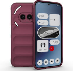 Techsuit Shield Back Cover Silicone / Plastic Burgundy (Nothing Phone (2a))