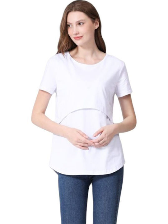 Queen Mother Maternity T-Shirt White