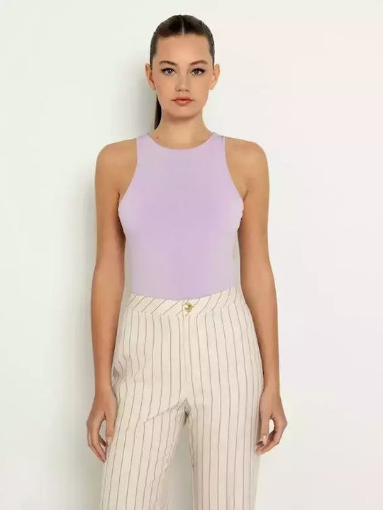Toi&Moi Sleeveless Bodysuit Slim Fit Purple