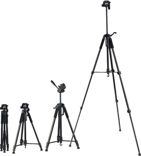 Mozos Kamerastative Sf Pro Schwarz aus Aluminium bis 170cm und maximale Belastung 3kg
