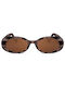 Solo-Solis Women's Sunglasses with Brown Tartaruga Plastic Frame and Brown Lens NDL2967