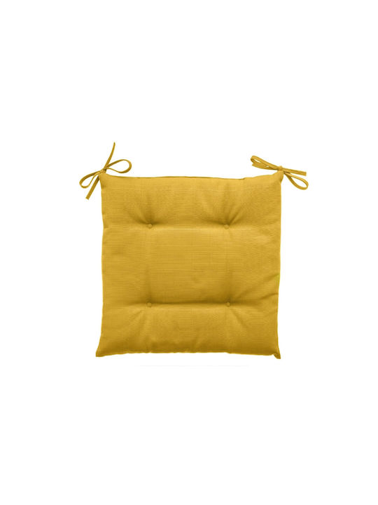 Mustard Αδιάβροχο Μαξιλάρι Καρέκλας Κήπου Mustard Yellow 40x40εκ.