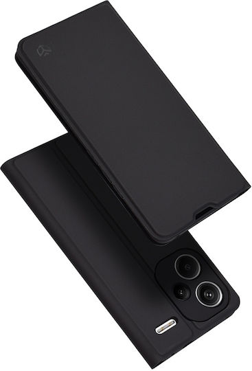 Techsuit Buchen Sie Synthetisches Leder Schwarz (Redmi Note 13 Pro+)
