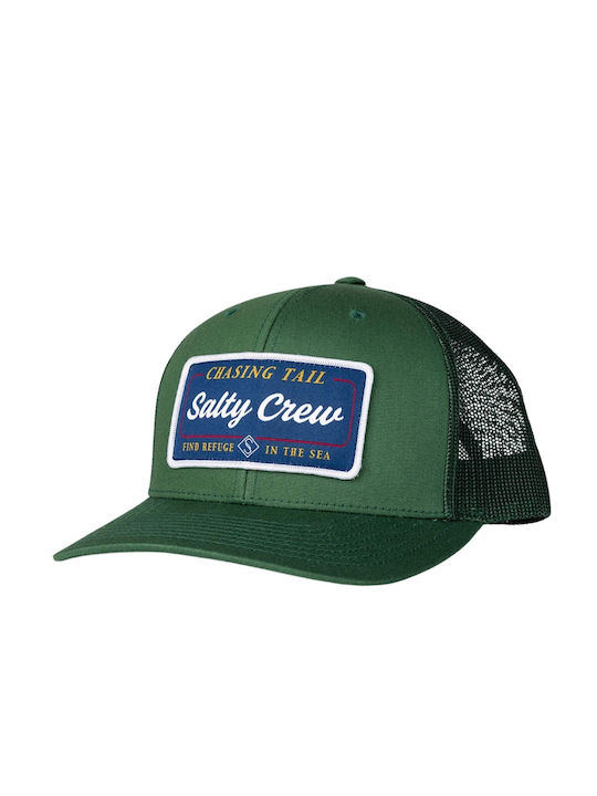 Salty Crew Men's Trucker Cap Green