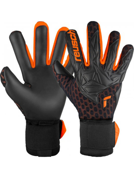 Reusch Attrakt Gold X Airvent Γάντια Τερματοφύλακα Ενηλίκων Μαύρα