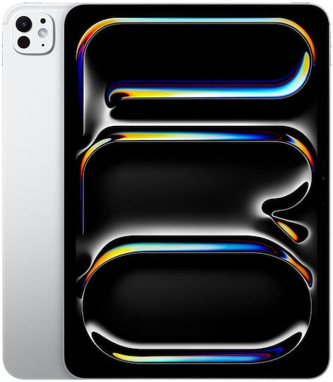 Apple iPad Pro 2024 5G 11Inci (16GB/1.0TB/sticlă cu nanotextură) Argint