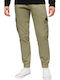 Ovin Trousers Cargo Elastic in Slim Fit Khaki