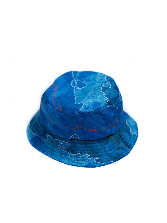 Tortue Kids' Hat Fabric Blue