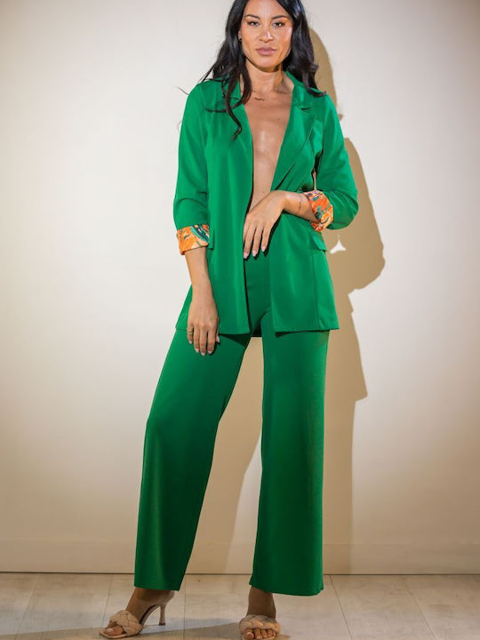 Boutique Γυναικείο Σακάκι Πράσινο
